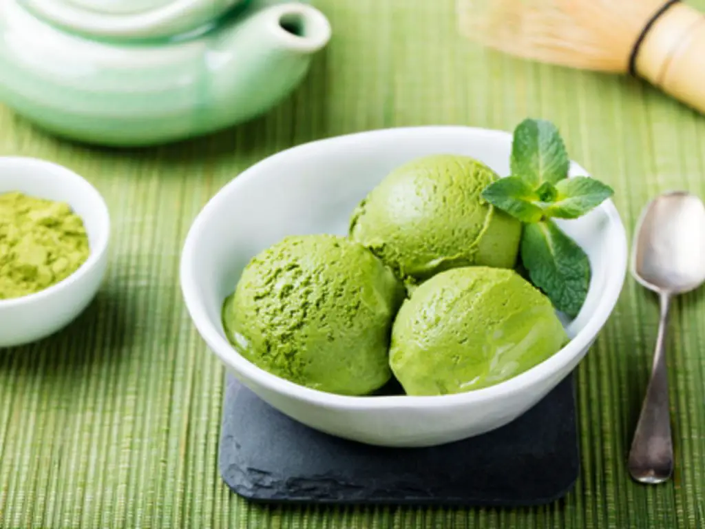 Green Tea Matcha Oil Ice Cream