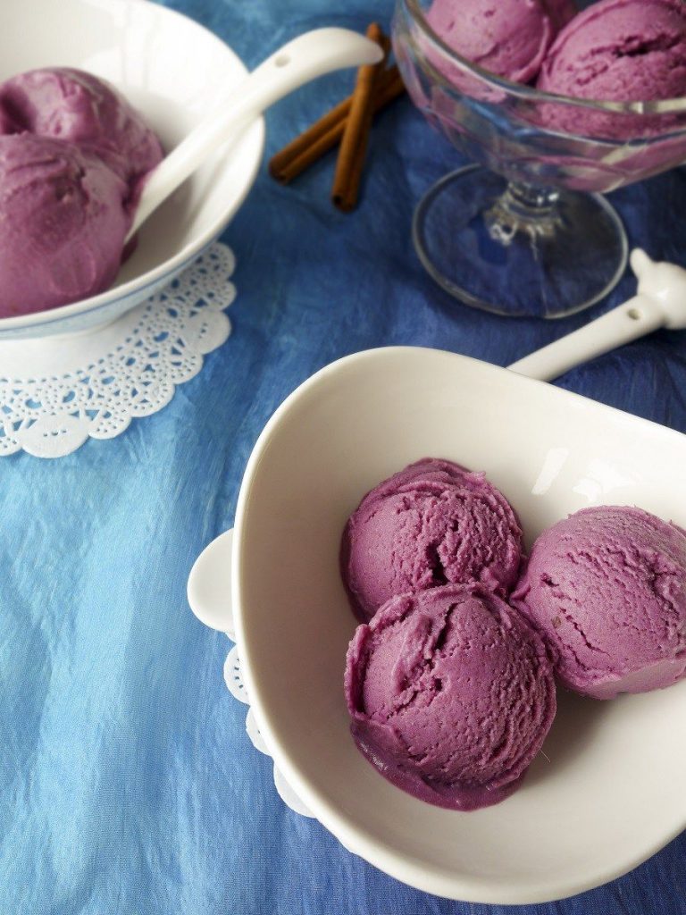 Purple Sweet Potato Ice Cream