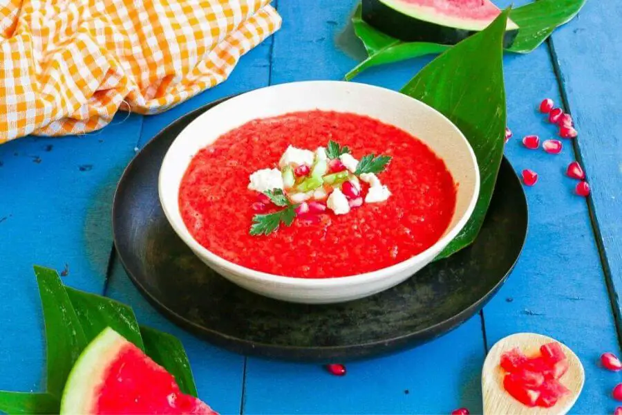 Spicy Watermelon Soup