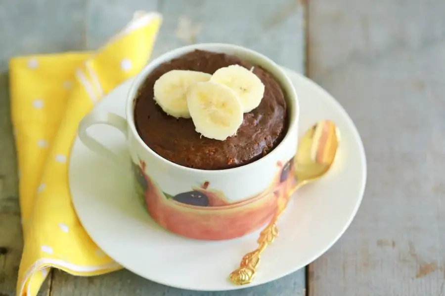 Banana Chocolate Mug Cake