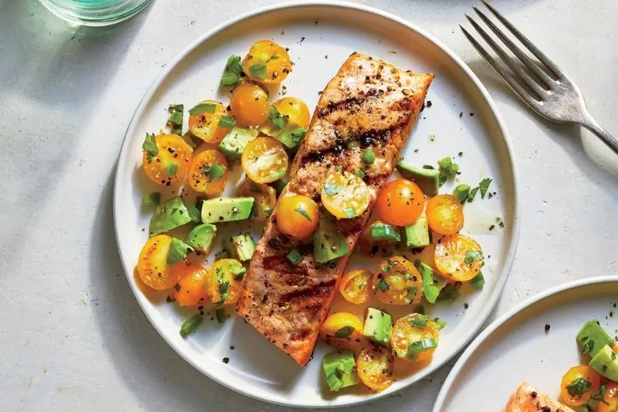 Grilled Fish With Avocado Salsa