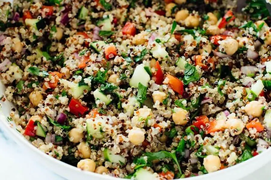 Quinoa and Mixed Vegetable salad