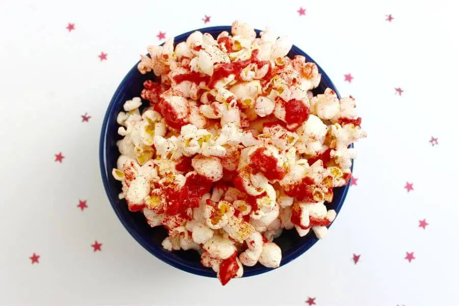 Strawberry popcorn