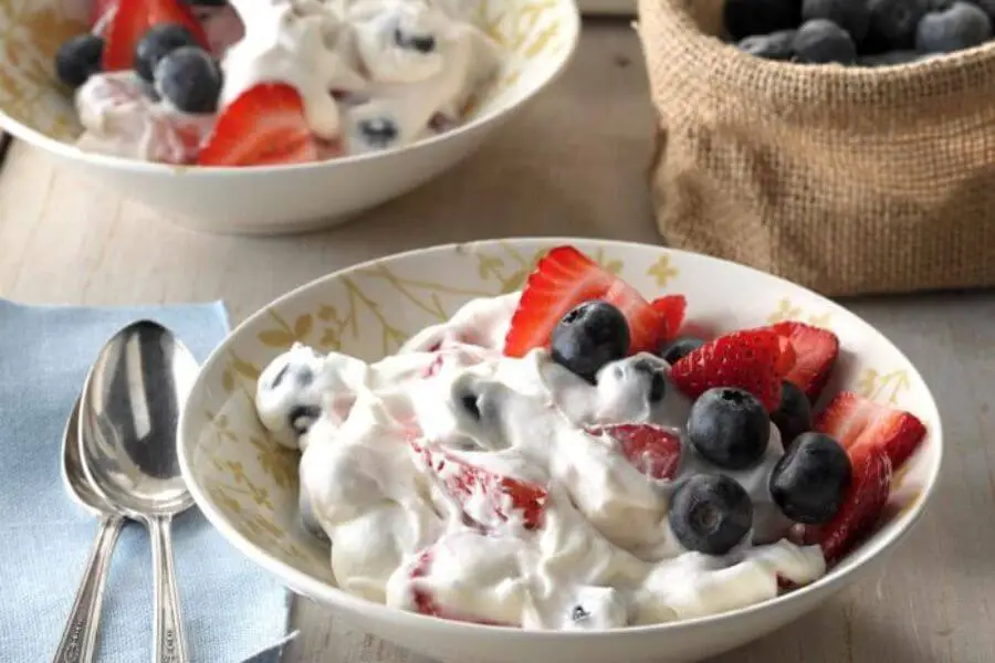 Two Berry Fluff Salad