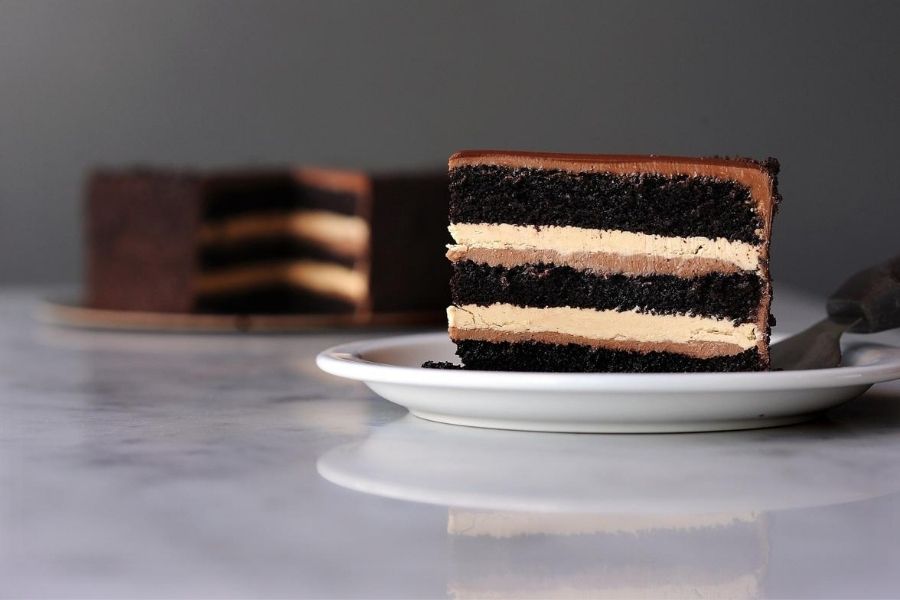 Triple Layer Chocolate Cake