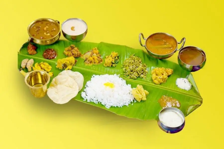 Kerala Thali Or Sadhya