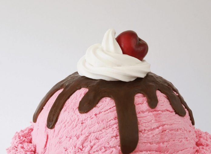 Dome-Shaped Ice Cream