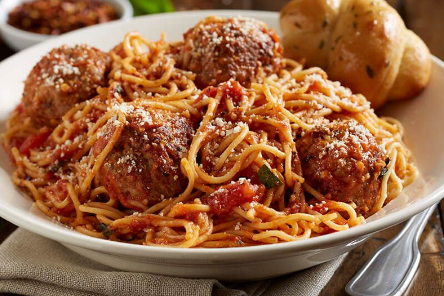 Tony's Spaghetti With Meatballs From "Lady And The Tramp"