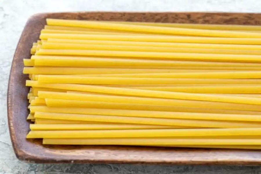 The pasta guide starts with long pasta